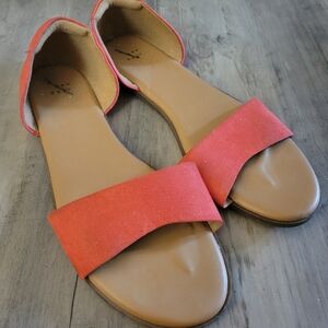 A New Day open toe red shoes